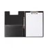 Munhwa File F630-71 Premium A4 PVC Report Folder with Metal Lever Clip and Protective Cover Black Made in Korea